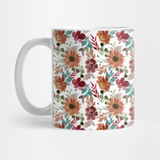 Watercolor Flower Pattern Mug